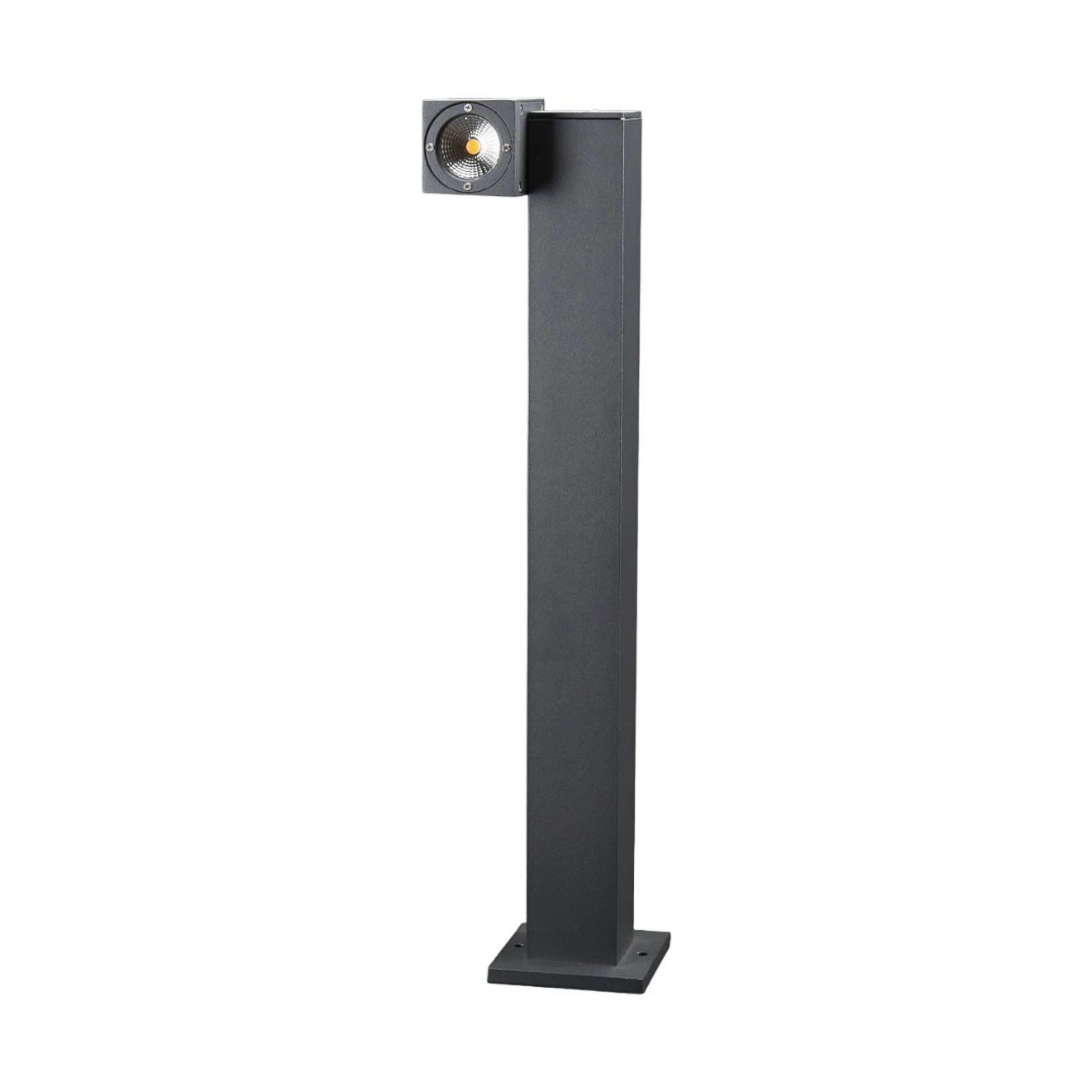Lorik LED-väglampa med flexibel huvud, grå