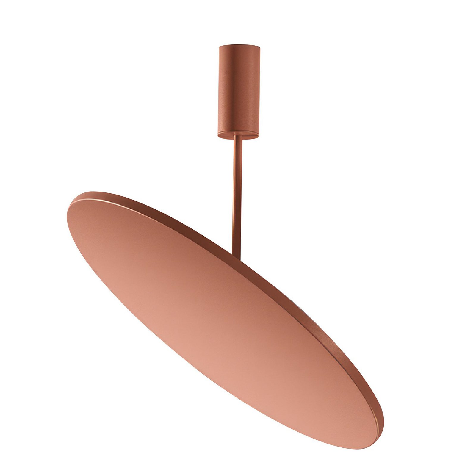 OLEV LED-Deckenlampe FLUENTIS, erdbraun, Ø 54 cm, Metall 927
