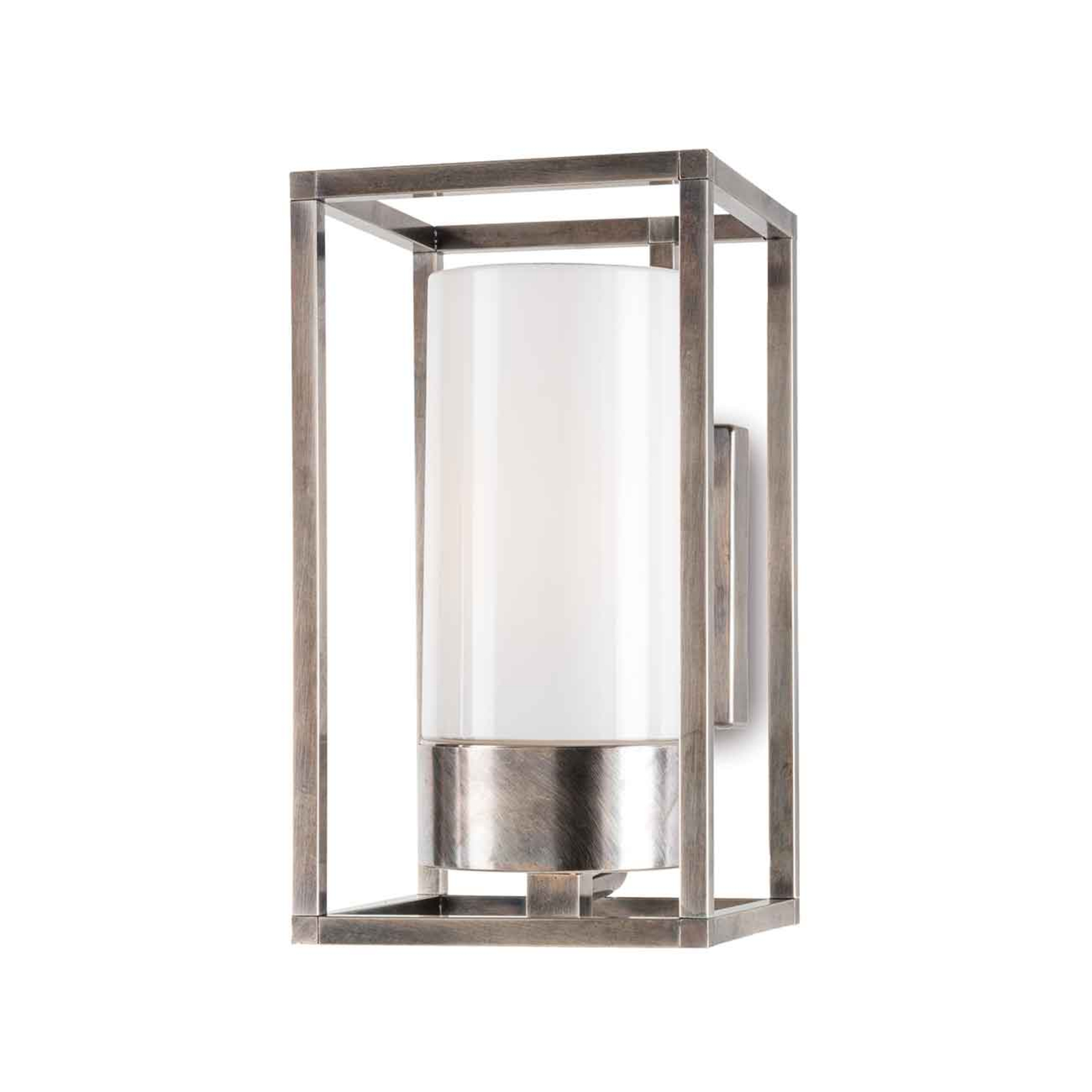 Außenwandleuchte Cubic³ 3364 nickel antik/opal