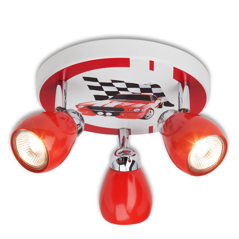 Racing - plafonnier pour chambre d’enfants