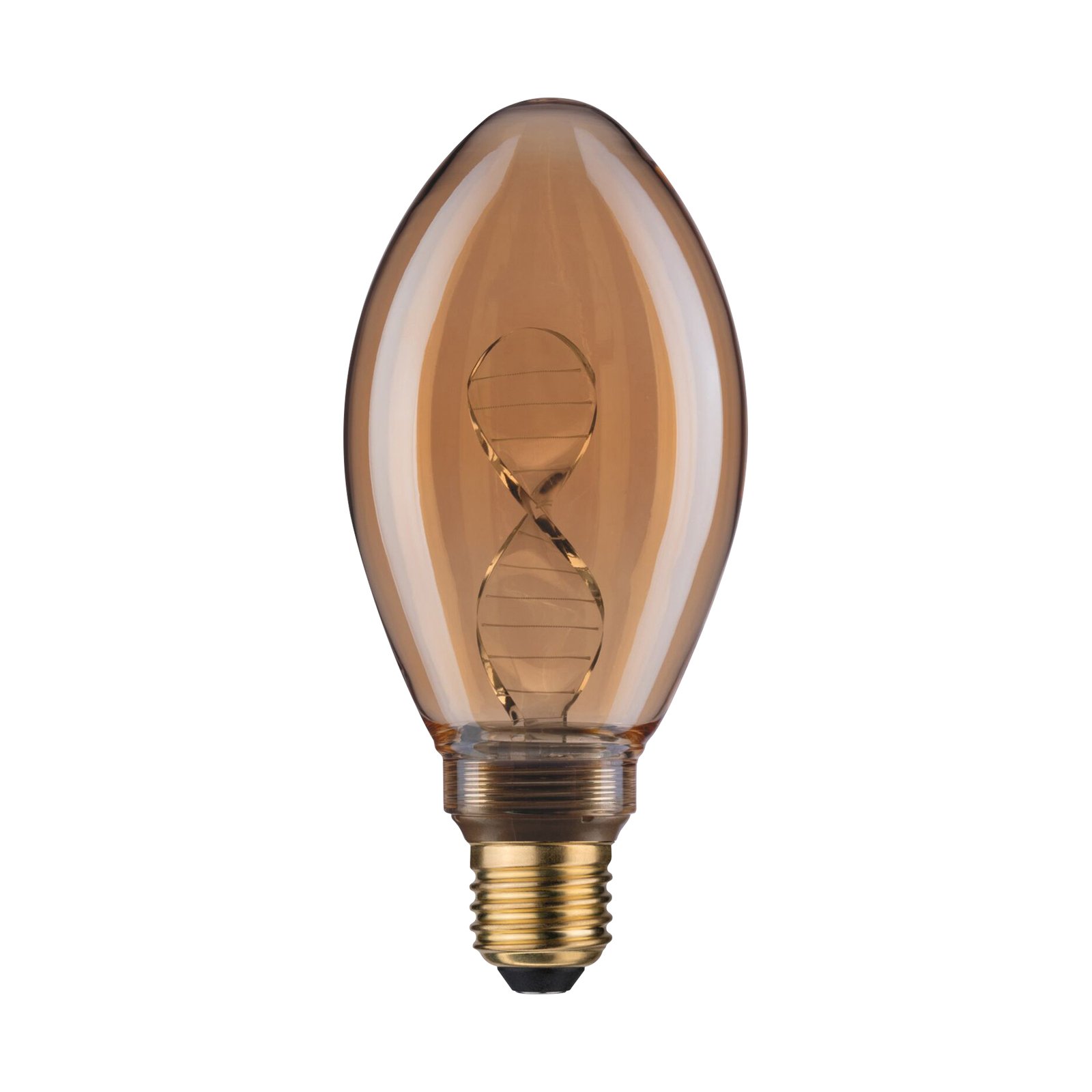 Paulmann LED-lampe E27 3,5 W Helix 1.800K guld