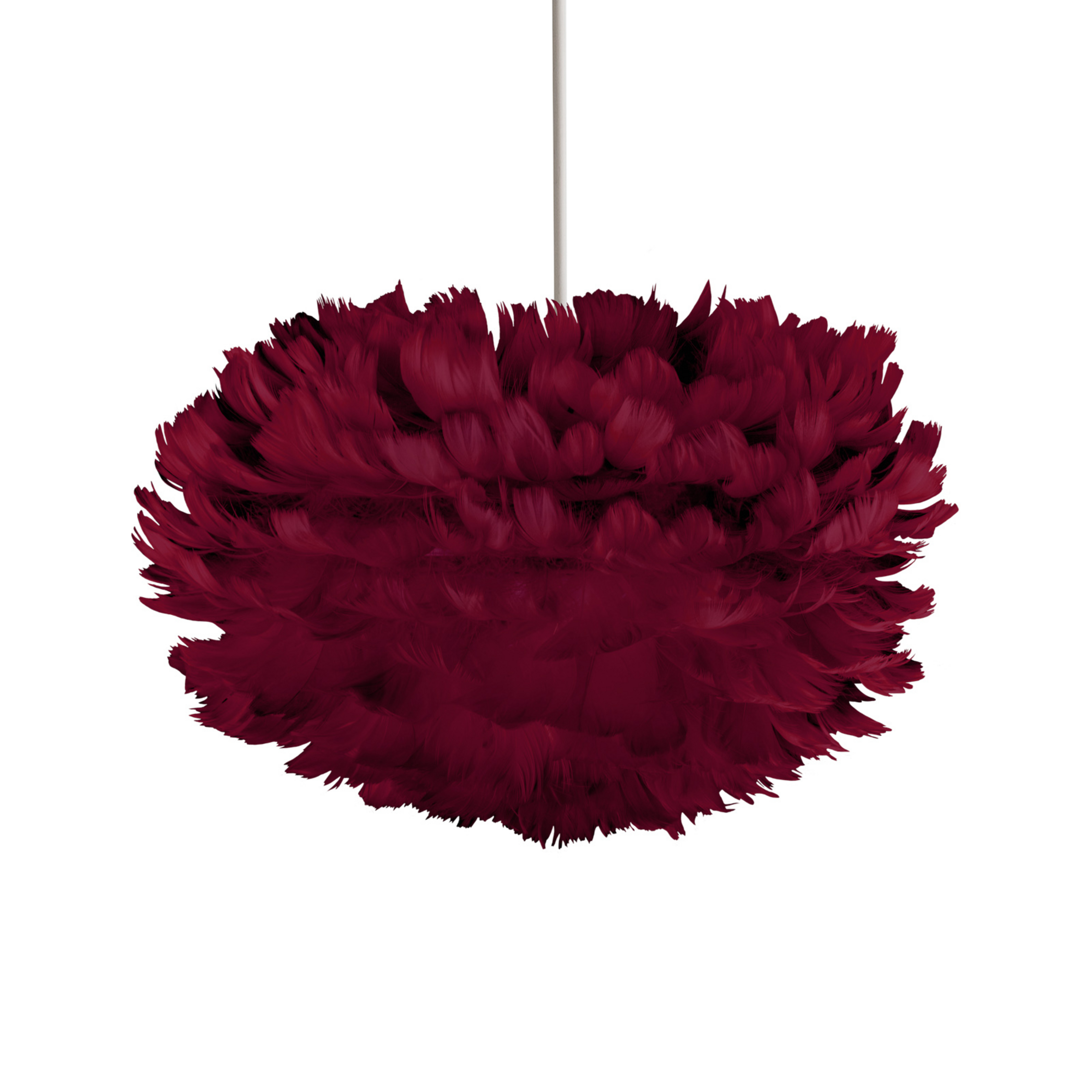 UMAGE Eos mini suspension à plumes rouges