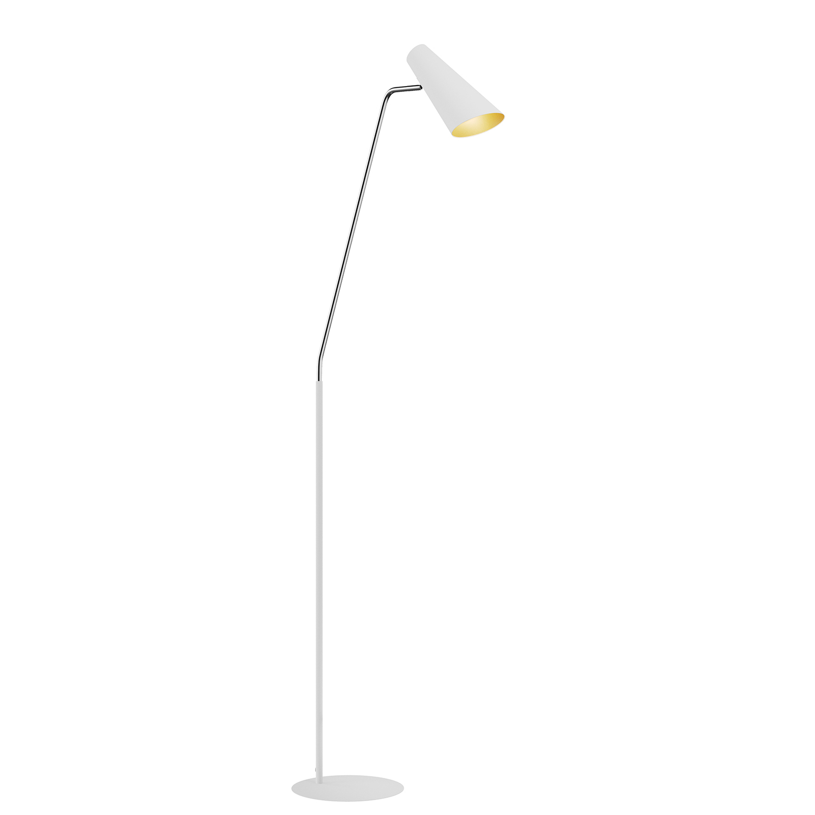 Lucande Wibke lampadaire en blanc