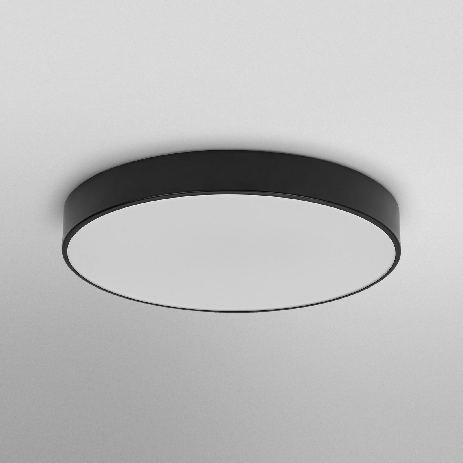 OSRAM LED-Deckenlampe ORBIS SLIM MOIA schwarz Ø 38 cm Metall