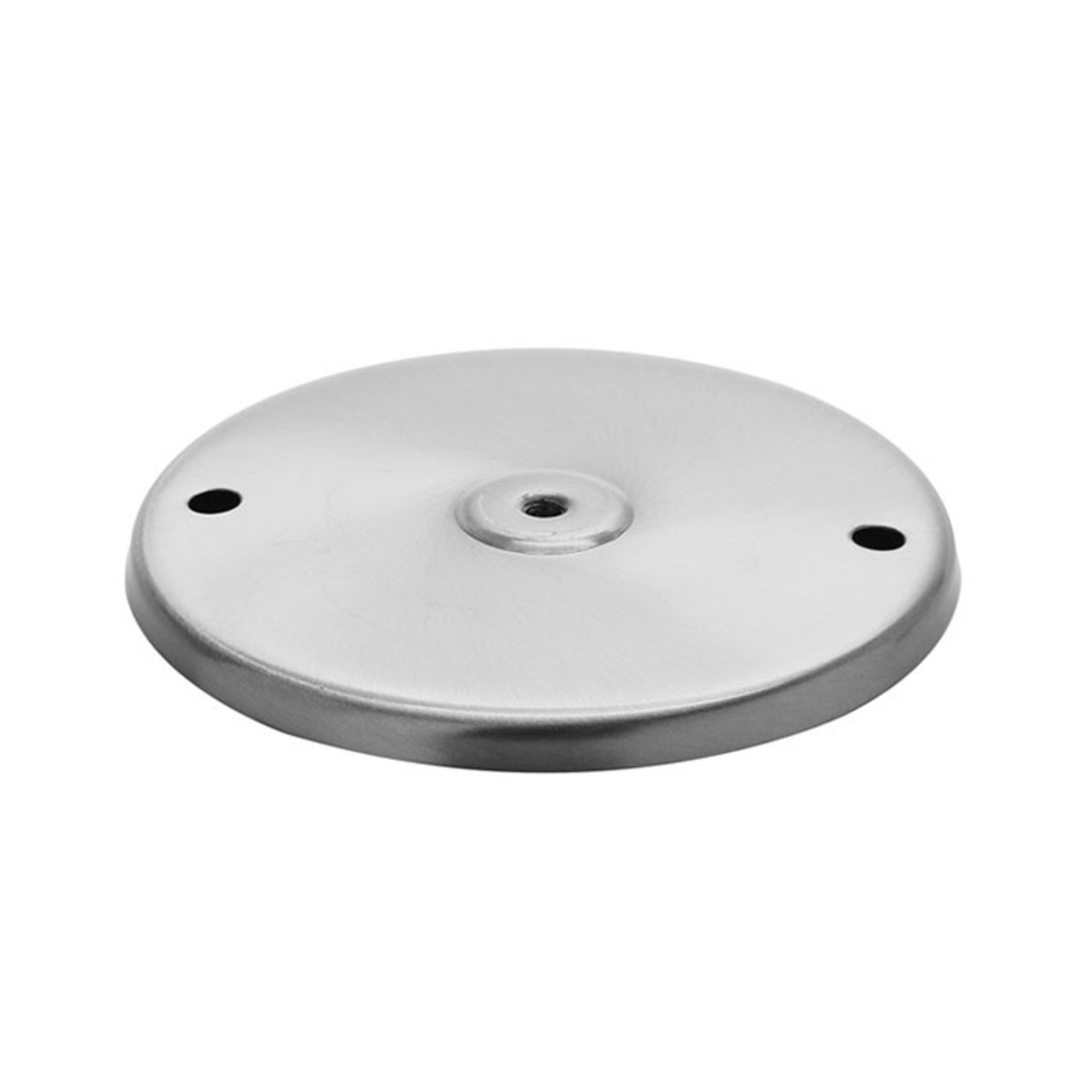 SLV Nautilus mounting plate for outdoor spotlights, stainless steel, H: 0.85 cm