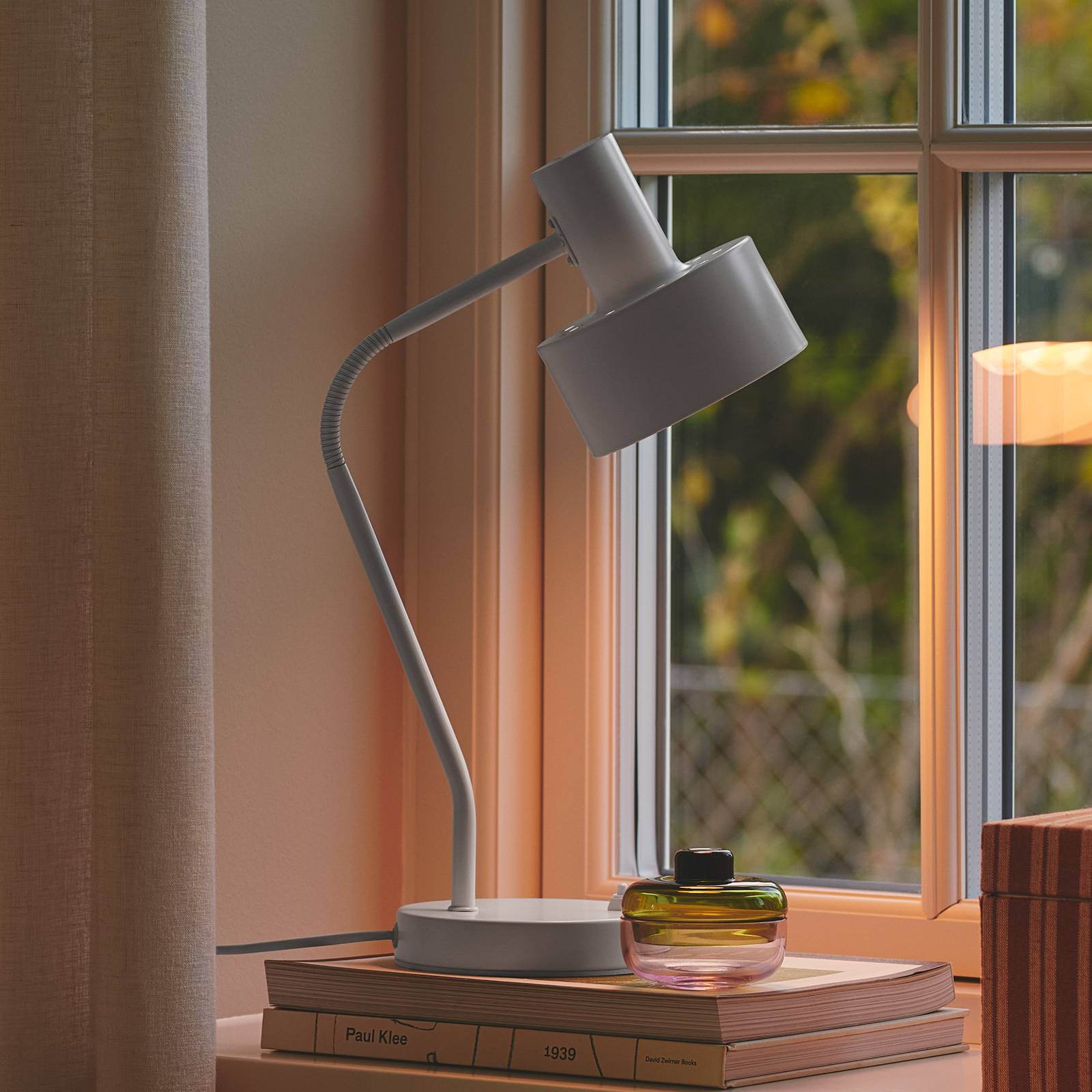 Photos - Desk Lamp Nordlux Matis table lamp, metal, adjustable lampshade, white 