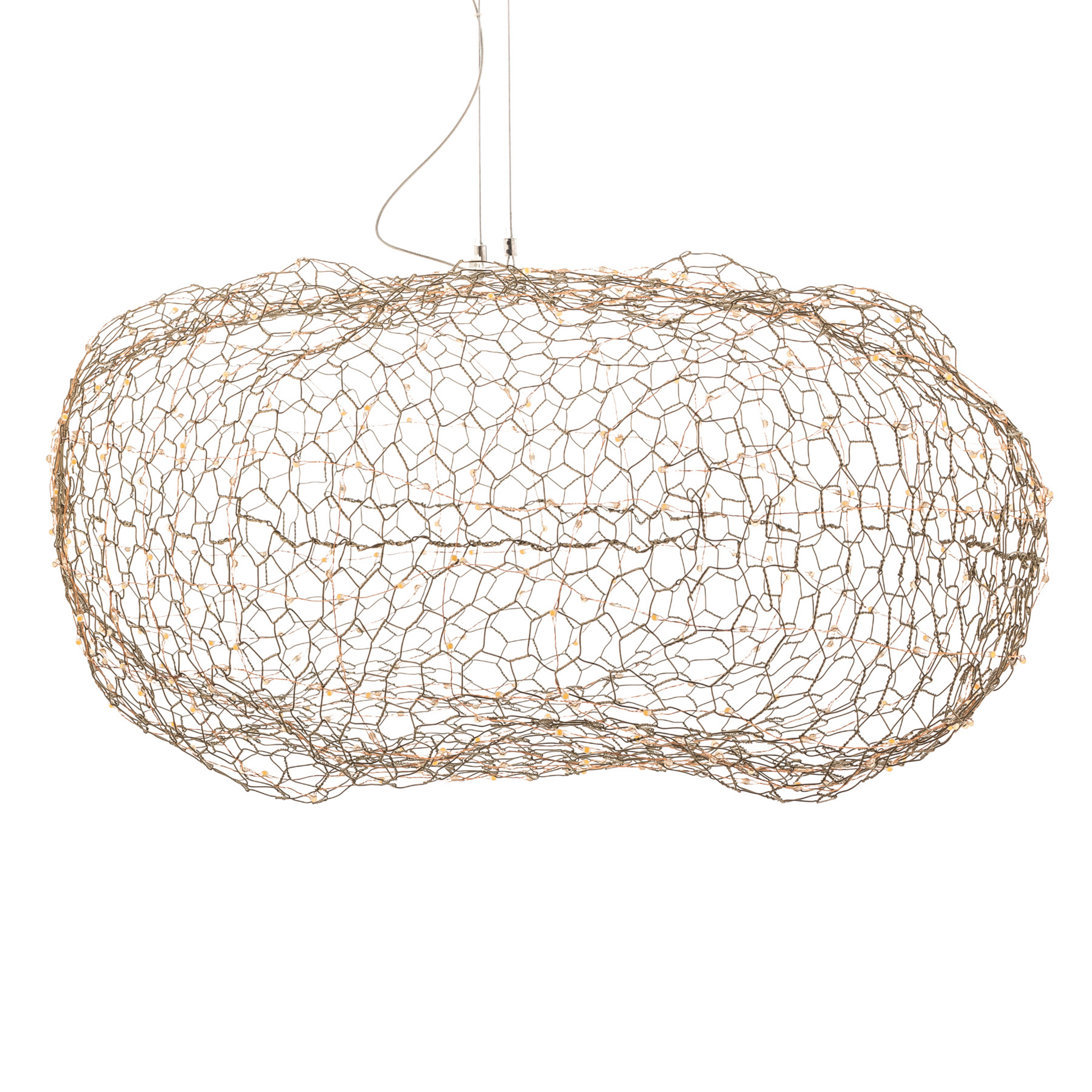 Hayden LED Lampada a Sospensione L115 Gold - By Rydéns
