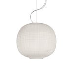 Foscarini Tartan LED-Hängeleuchte, weiß