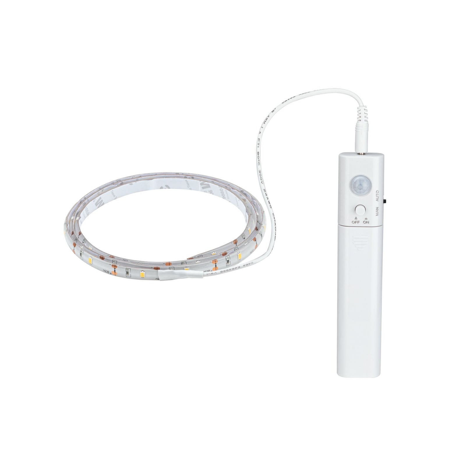 Paulmann LED-Streifen, 1m, weiß, 3000K, Sensor, 2W Paulmann LED-Streifen, 1m, weiß, 3000K, Sensor, 2W