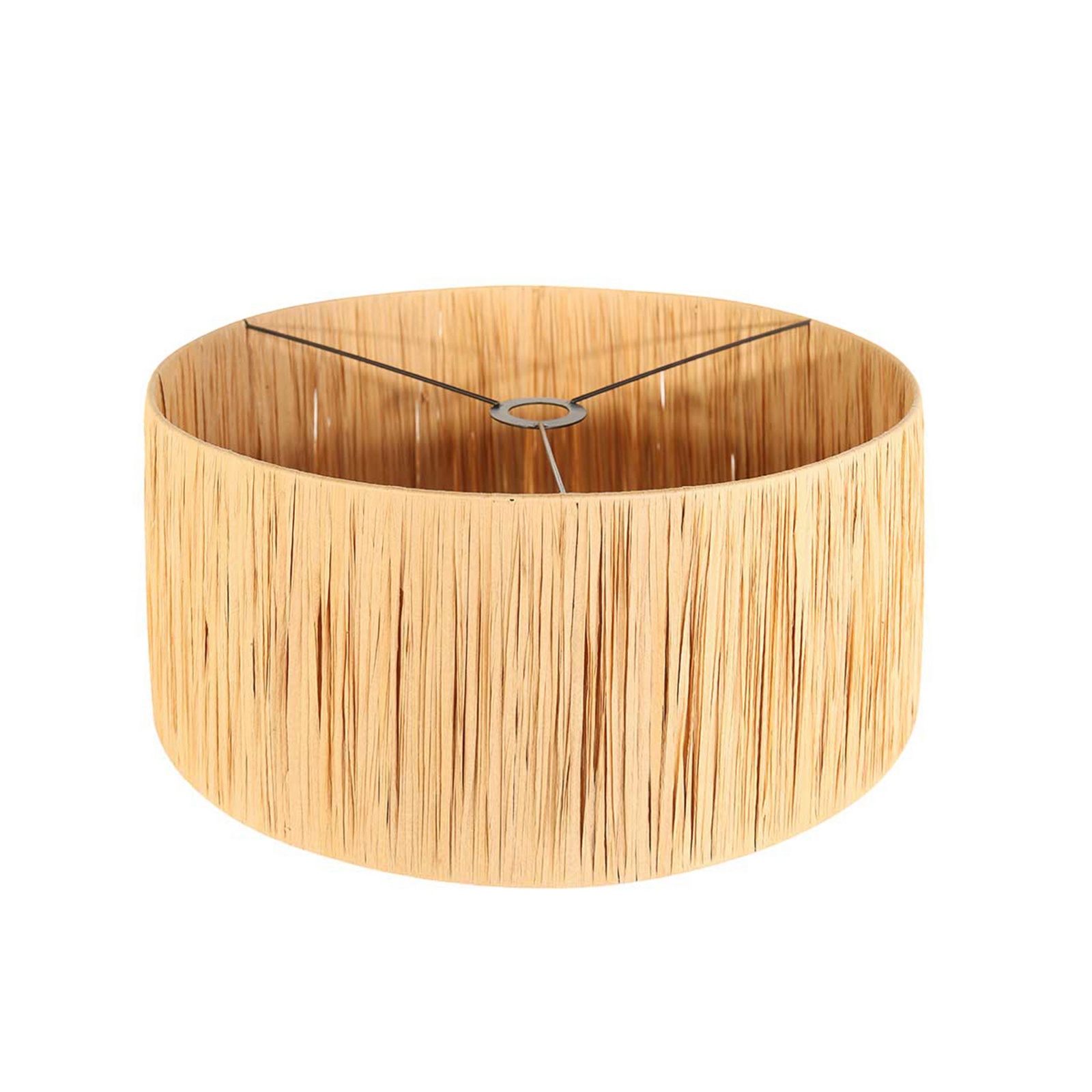 Vloerlamp Bloeba, zwart/bruin, hoogte 165 cm, zeegras