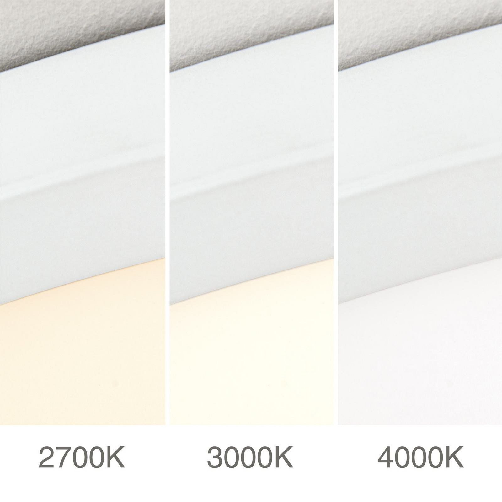 LED ceiling lamp Disc, white Ø 60 cm, CCT, metal/plastic