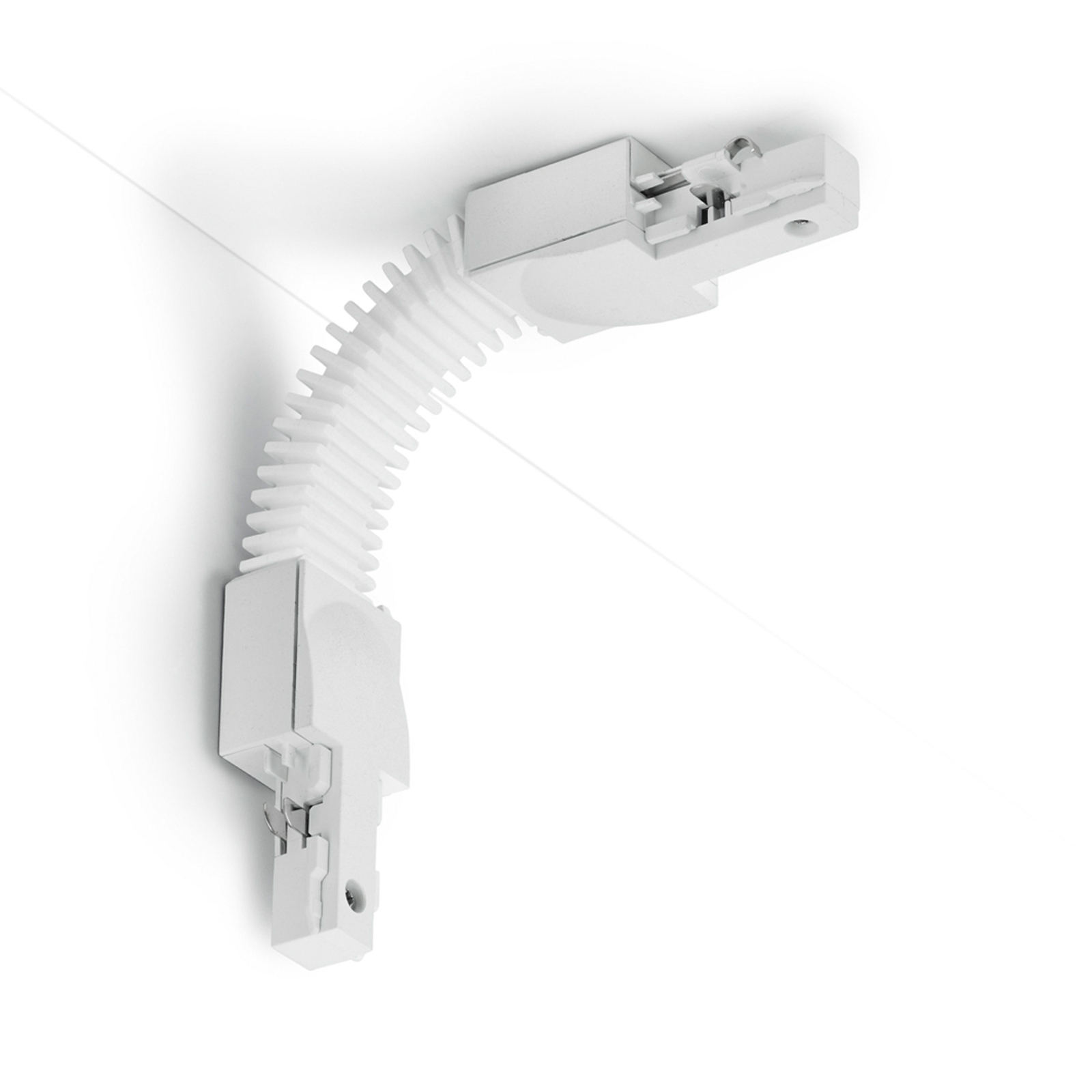 Connecteur flexible DUOline système biphasé, blanc