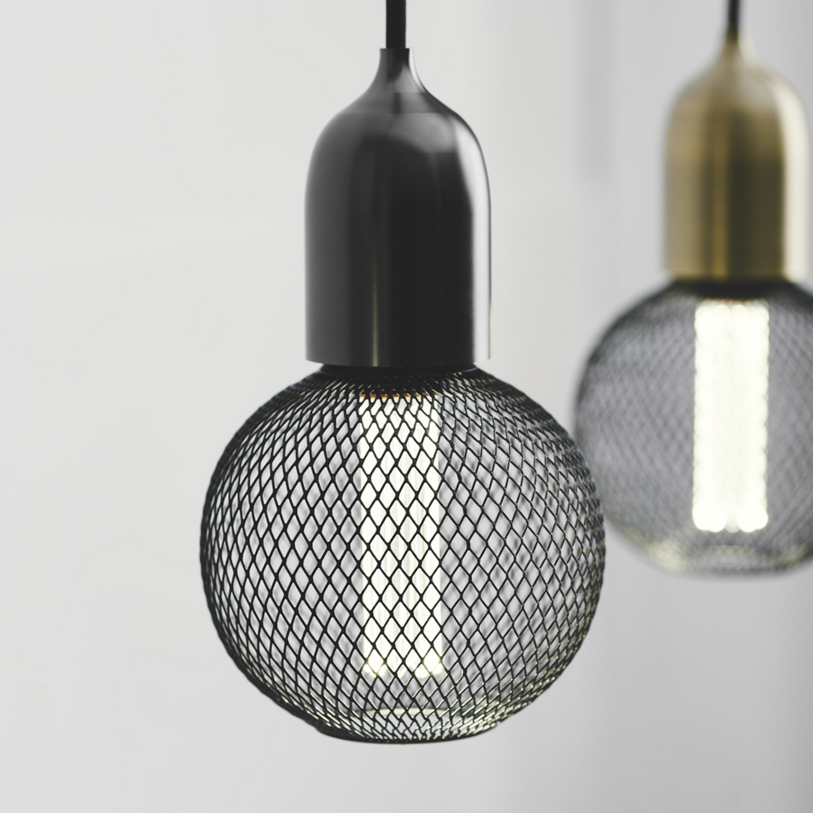 CLASSIC-riippuvalaisin, gunmetal, Ø 5 cm, E27 Halo Design - Alumiini - Yksilamppuinen