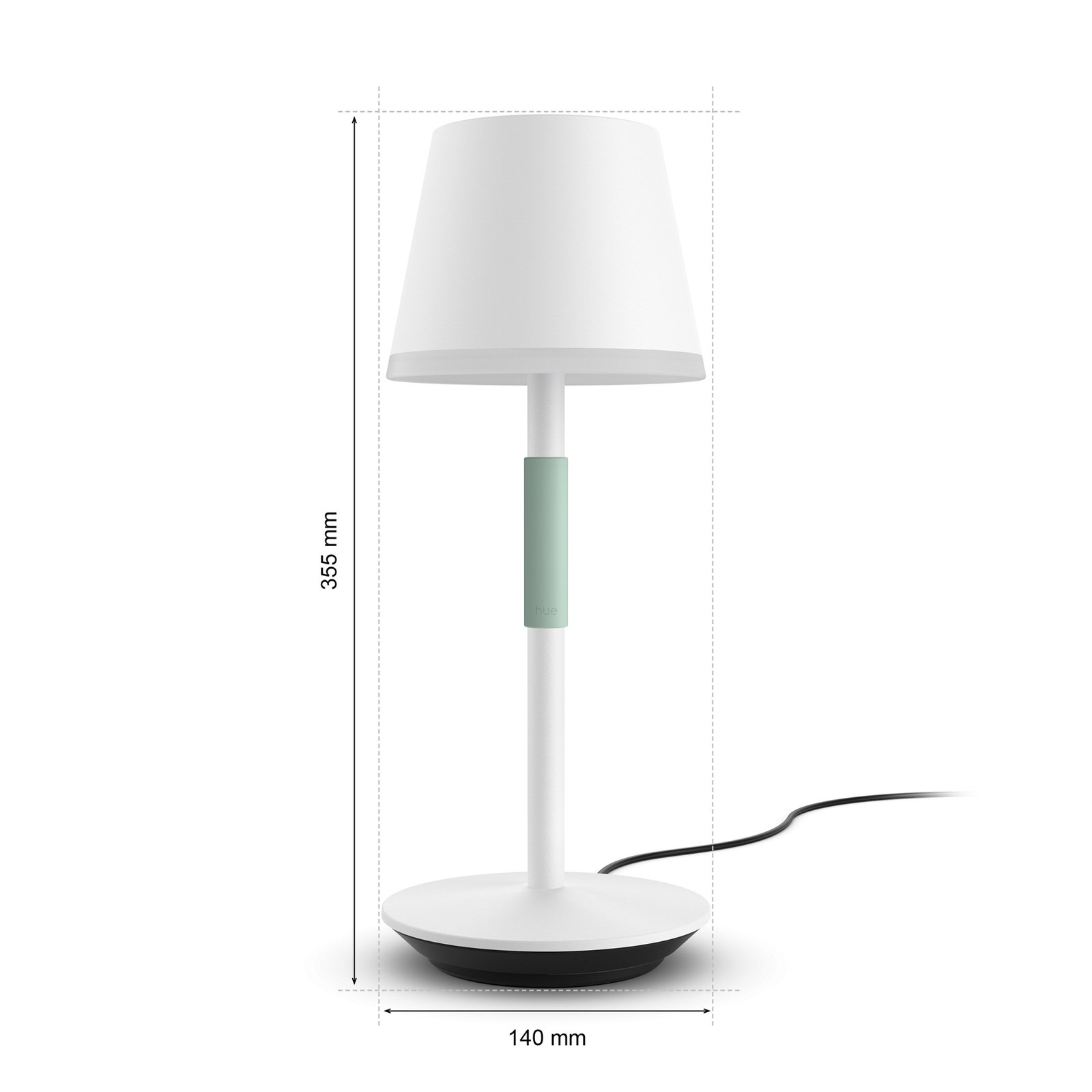 Hue Go Prijenosni Stolna lampa White&amp;Color Amb. Bijela - Philips Hue