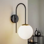 Wall light Berlin black/brass