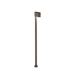 WEVER & DUCRÉ Bolardo luminoso LED para caminos Kiosk 1.1 bronce Altura 65 cm