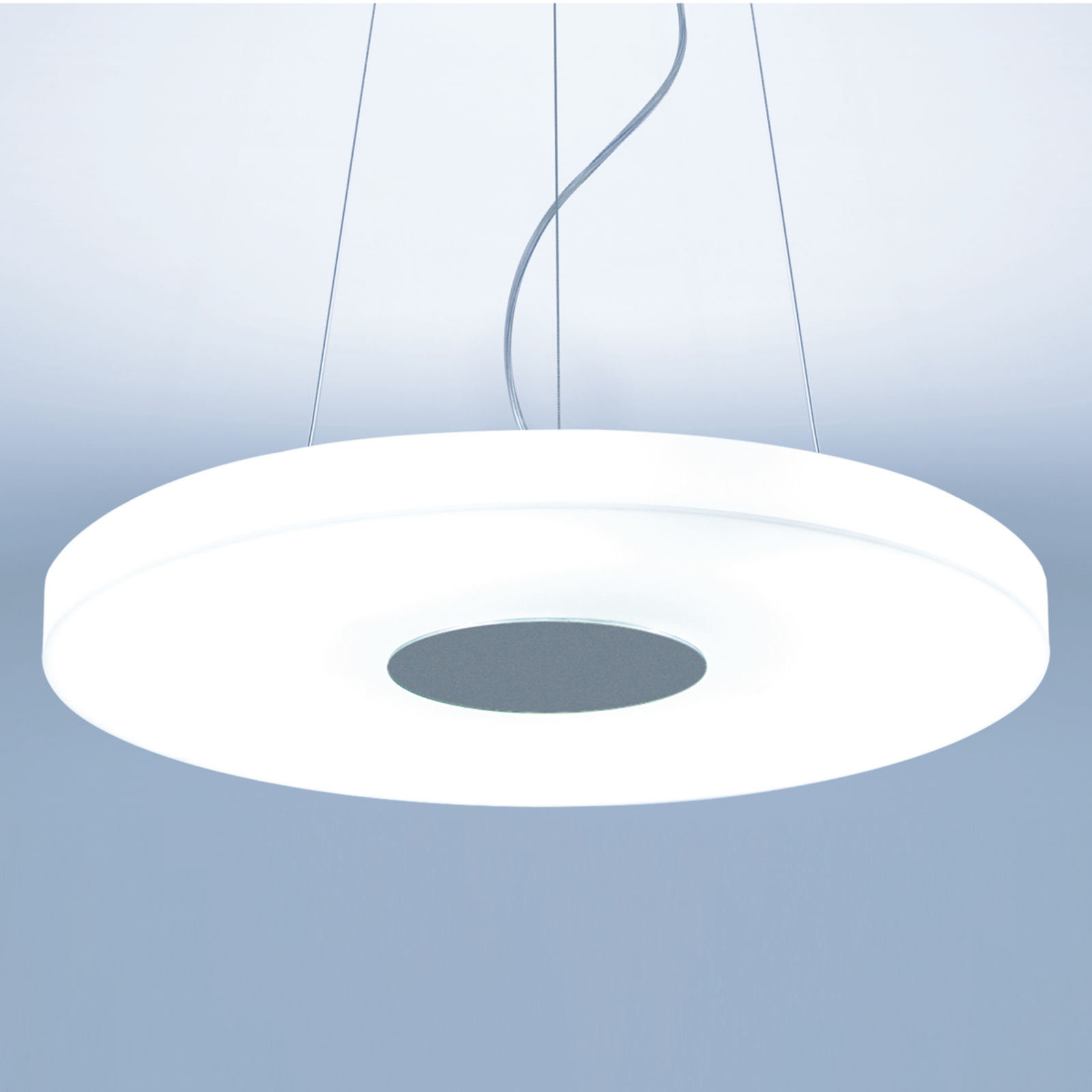 Runtomlysande LED-pendellampa Wax-P1 – 60 cm
