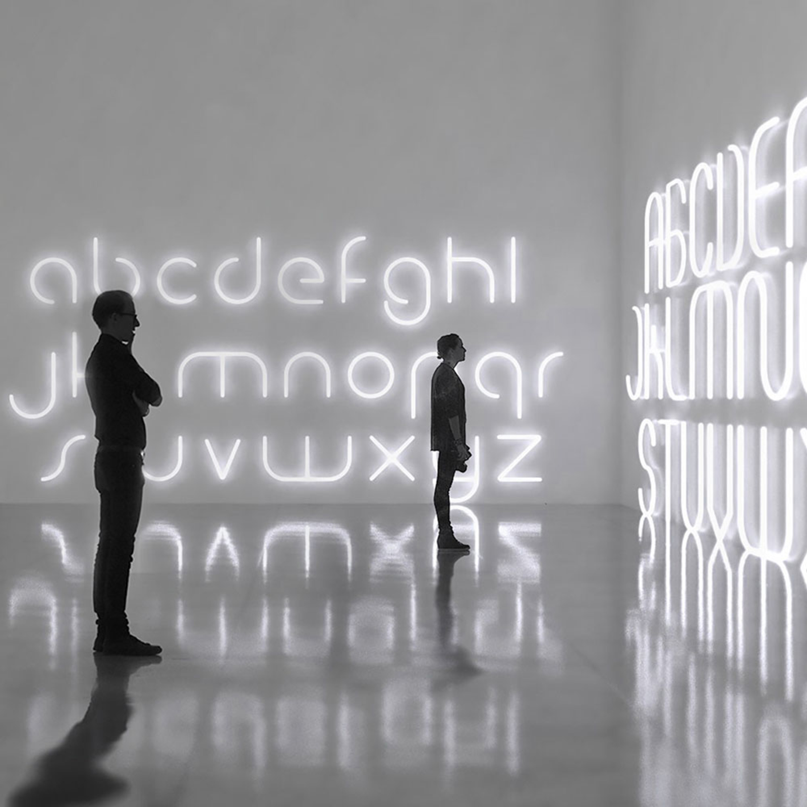 Artemide Alphabet of Light literă mare perete H