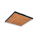 LED-taklampa Kalea, längd 45 cm, träfärgad, trä