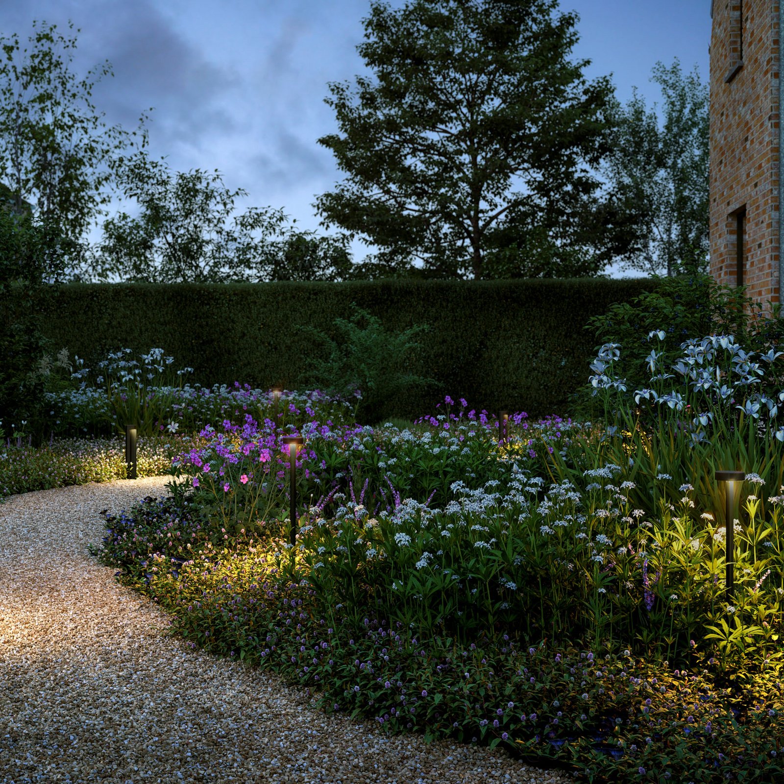 WEVER &amp; DUCRÉ & Lampe sur piquet LED Pola 2.0 anthracite 927 IP65