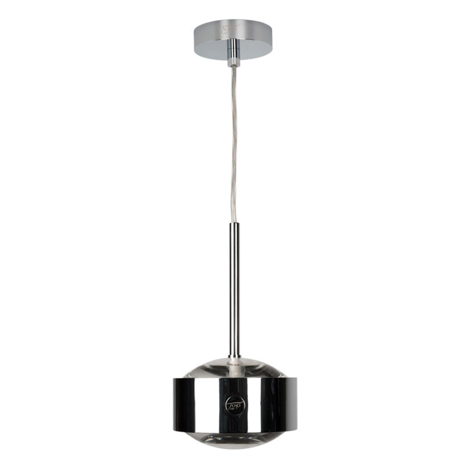 Puk Maxx Drop Solo pendant light in metal look