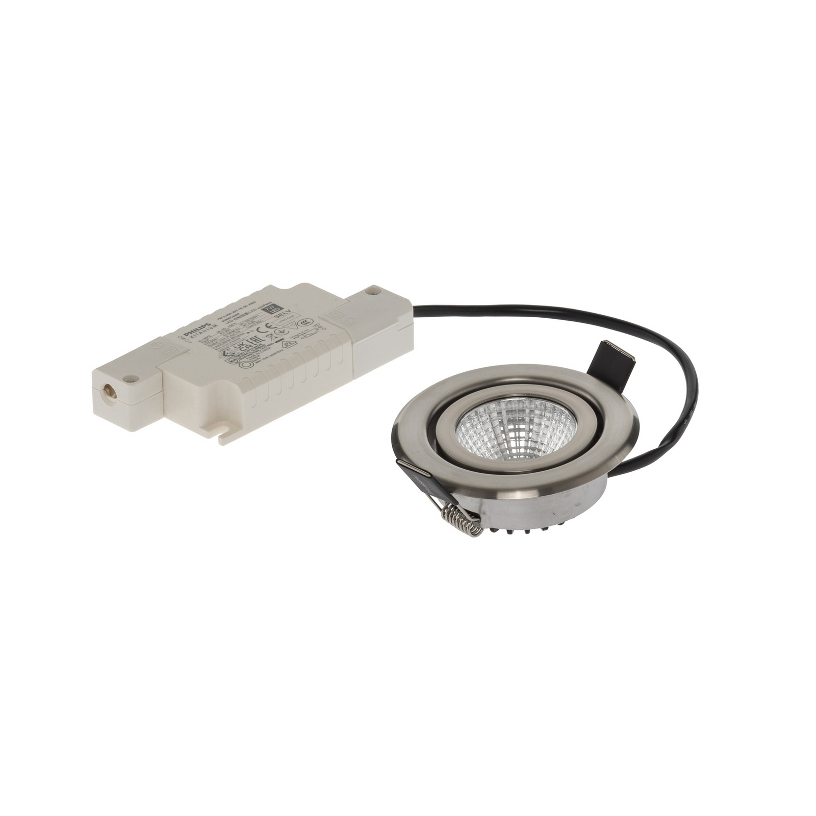 BRUMBERG Spot encastré LED BB09, intensité variable par RC, acier inoxydable BRUMBERG Spot encastré LED BB09, intensité variable par RC, acier inoxydable