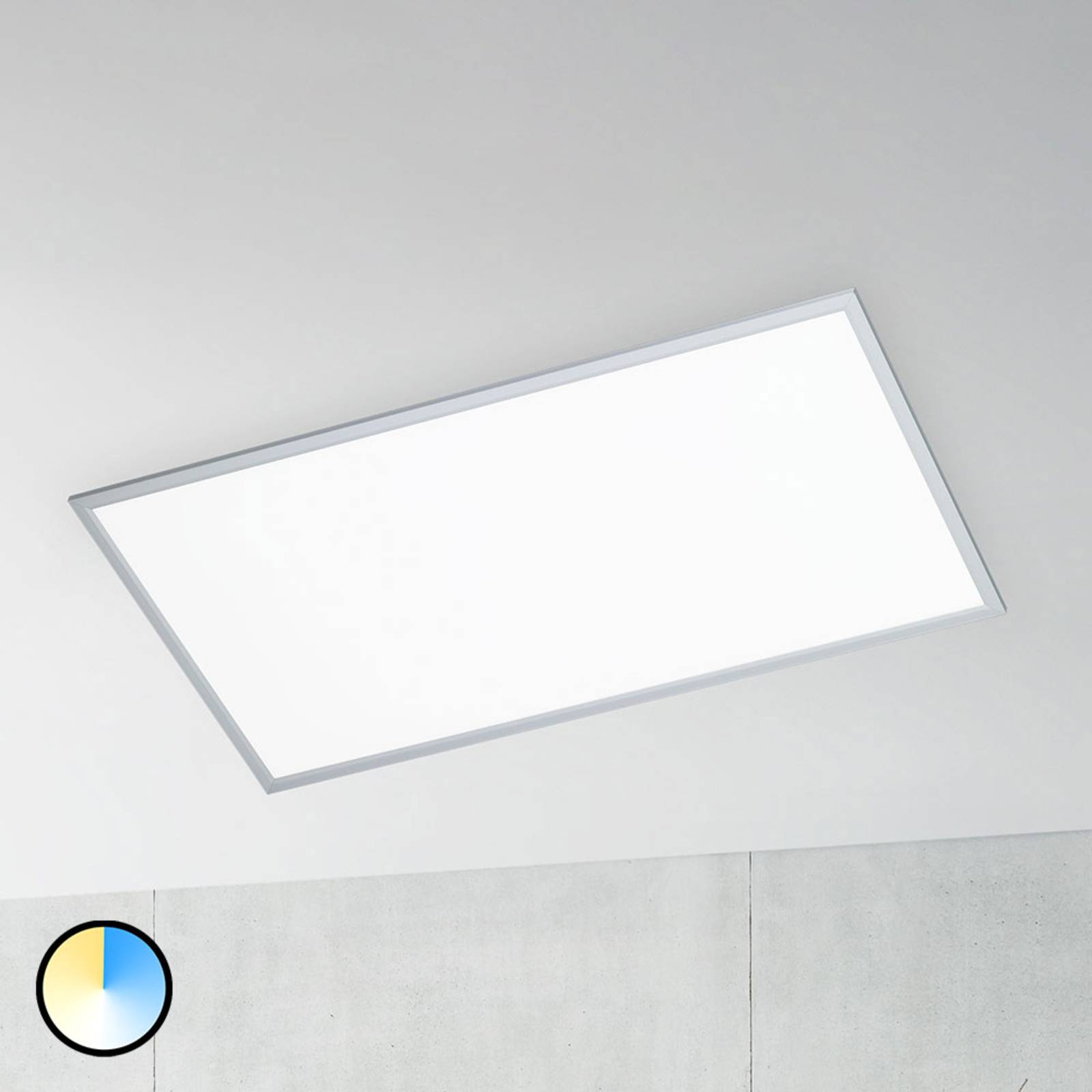 Dimbare LED plafondlamp Liv, afstandsbediening