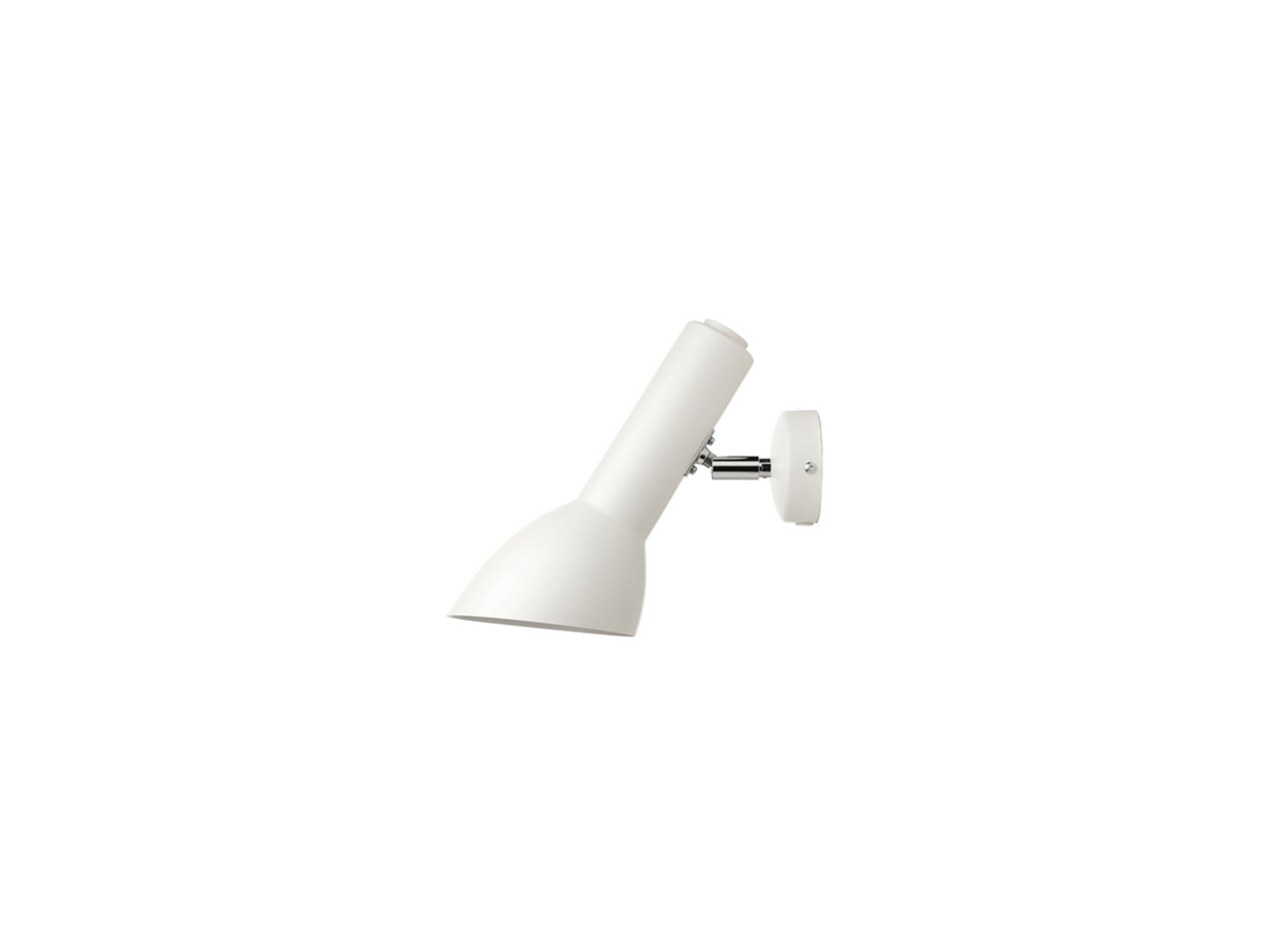Oblique Applique Murale HW Chrome/Matt White - Cph Lighting