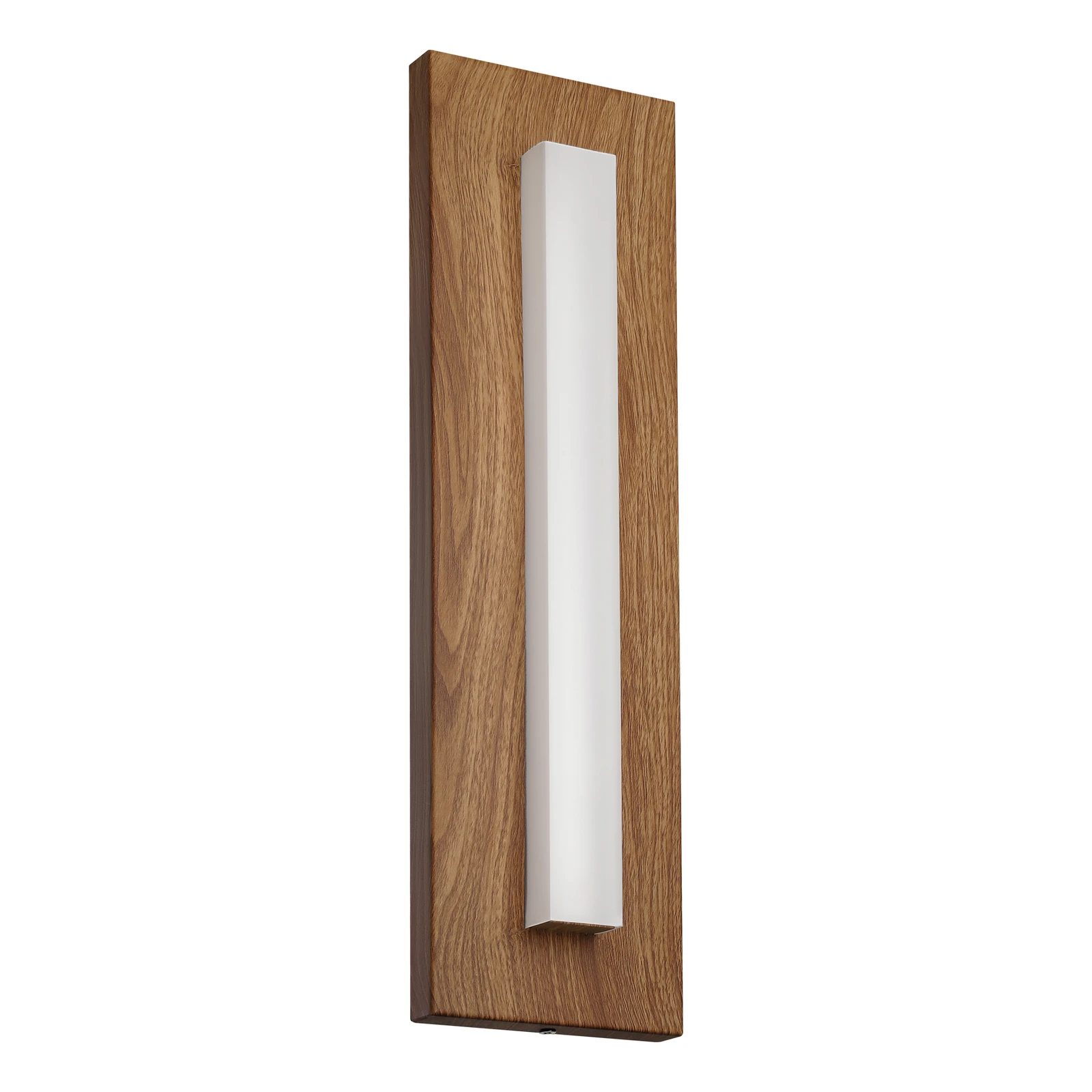 LED-Außenwandleuchte Bitetto, Kunststoff, Holzoptik