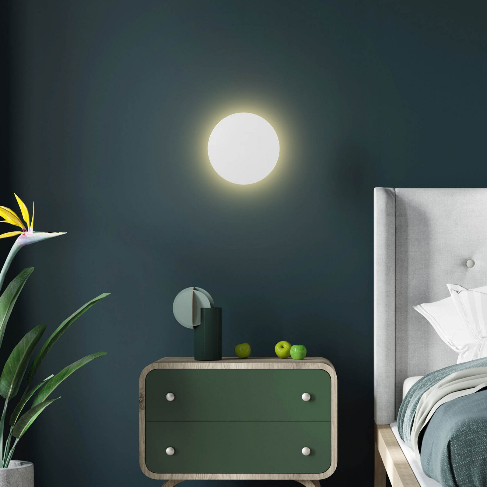 Lunia New wall light, white