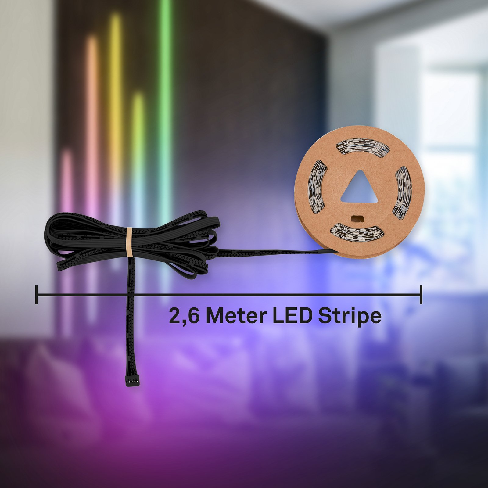 LED strip Pimp your panel, uitbreidingsset, RGBW, lengte 2,6 m