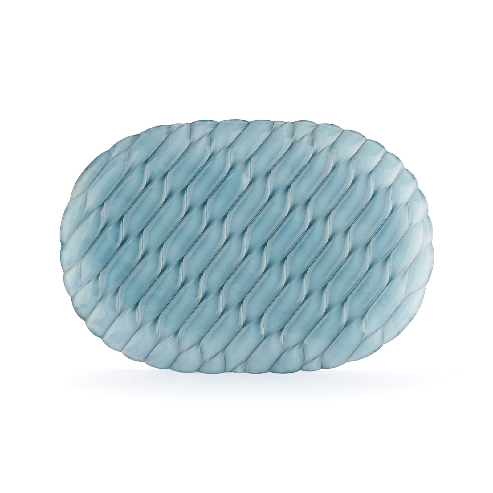 Jellies Family brett, blomstermønster/blått, polymer – Kartell