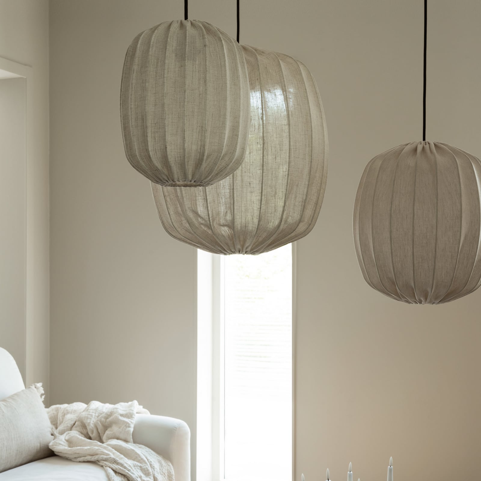 Prisma 35 Schirm Linen Natural - Watt & Veke