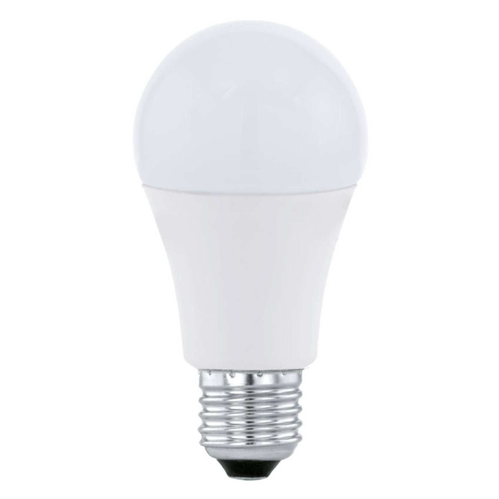 EGLO Ampoule LED E27 A60 11 W, blanc chaud, opale
