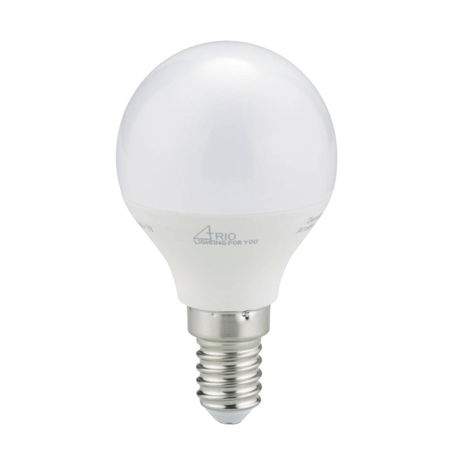 Trio Lighting E14 3,5W LED ampoule goutte blanc chaud opale