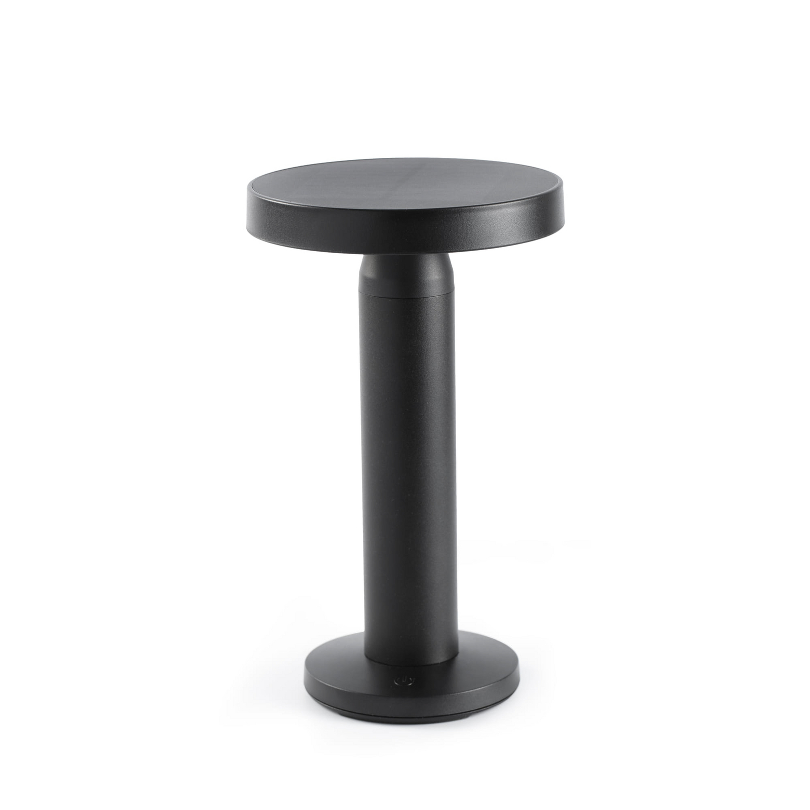 Lampe à poser LED solaire Cairo, noir, plastique, IP44, 21 cm
