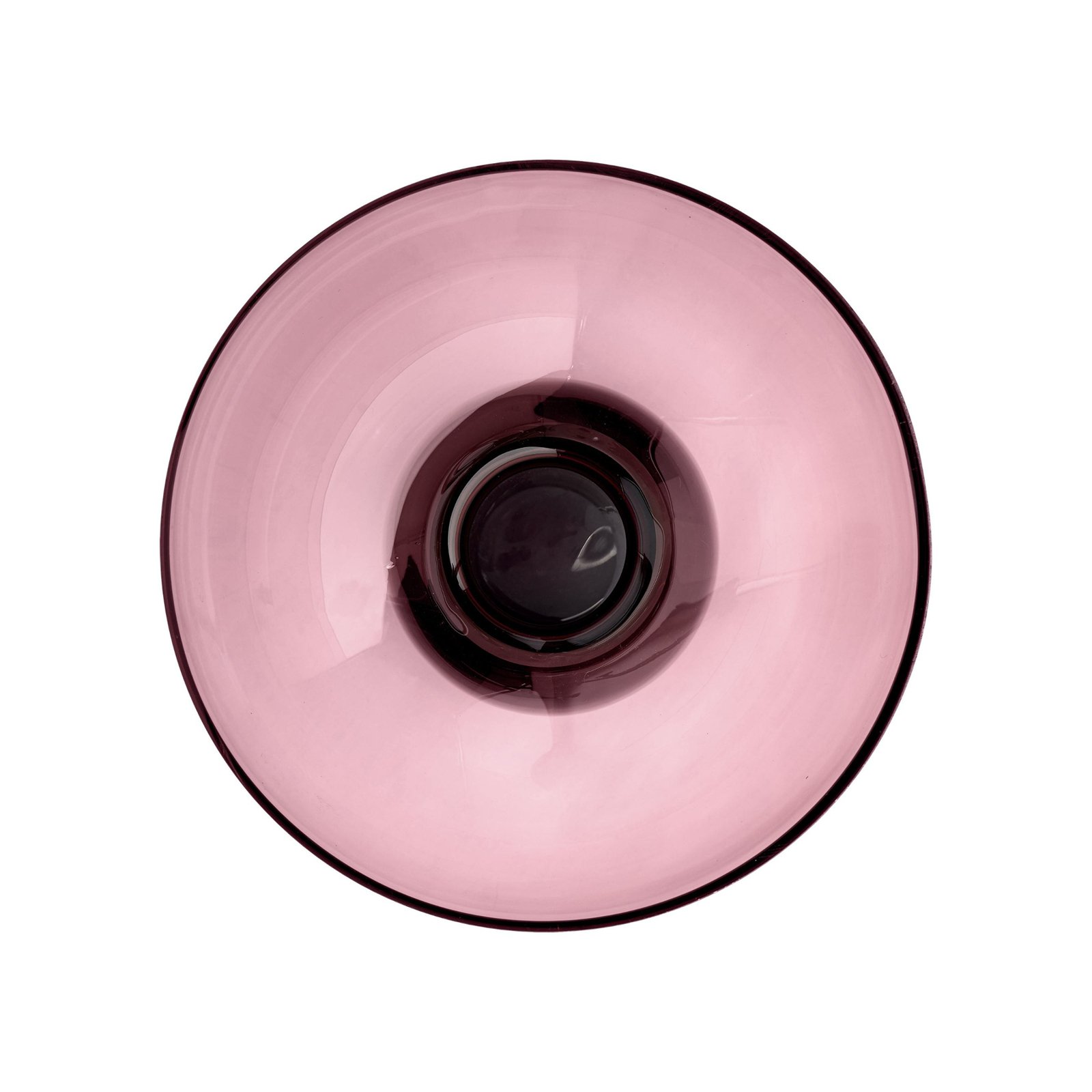 Torus Vase Ø25 Schwarz/Rose - AYTM
