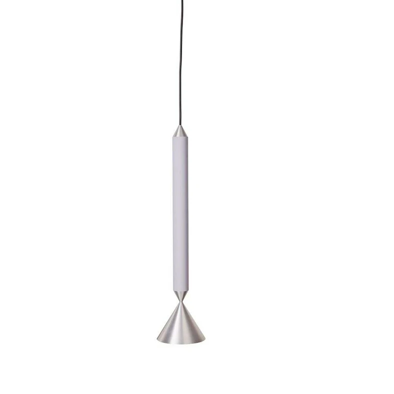 Unknown – Apollo 39 Pendelleuchte Light Grey/Polished Aluminium Pholc