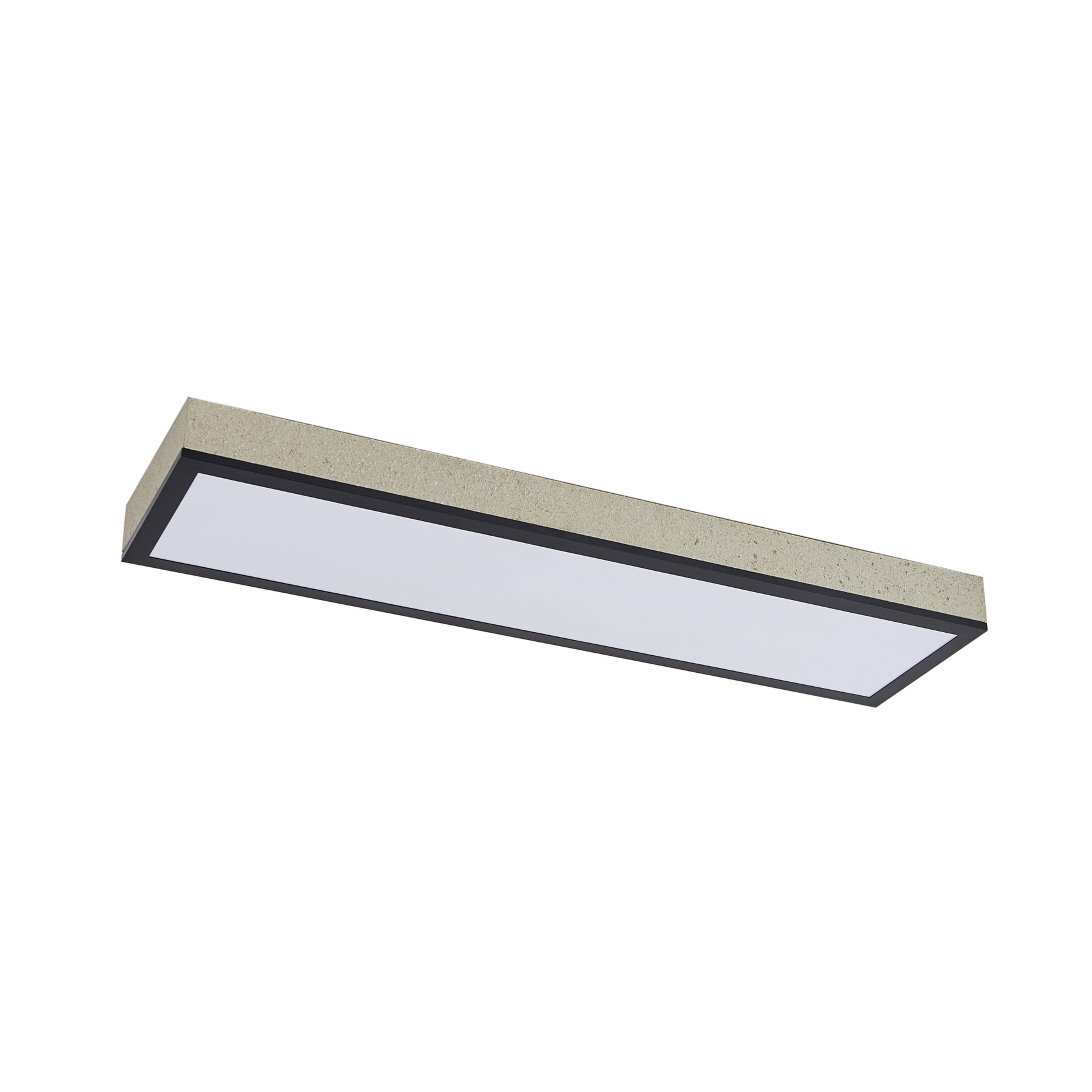 Laviona LED-loftslampe, CCT, dæmpbar, beton, 80 cm - Lindby