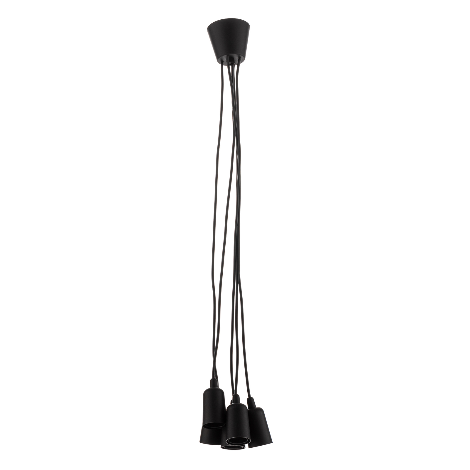 Hanglamp Brasil, zwart, 5-lamps