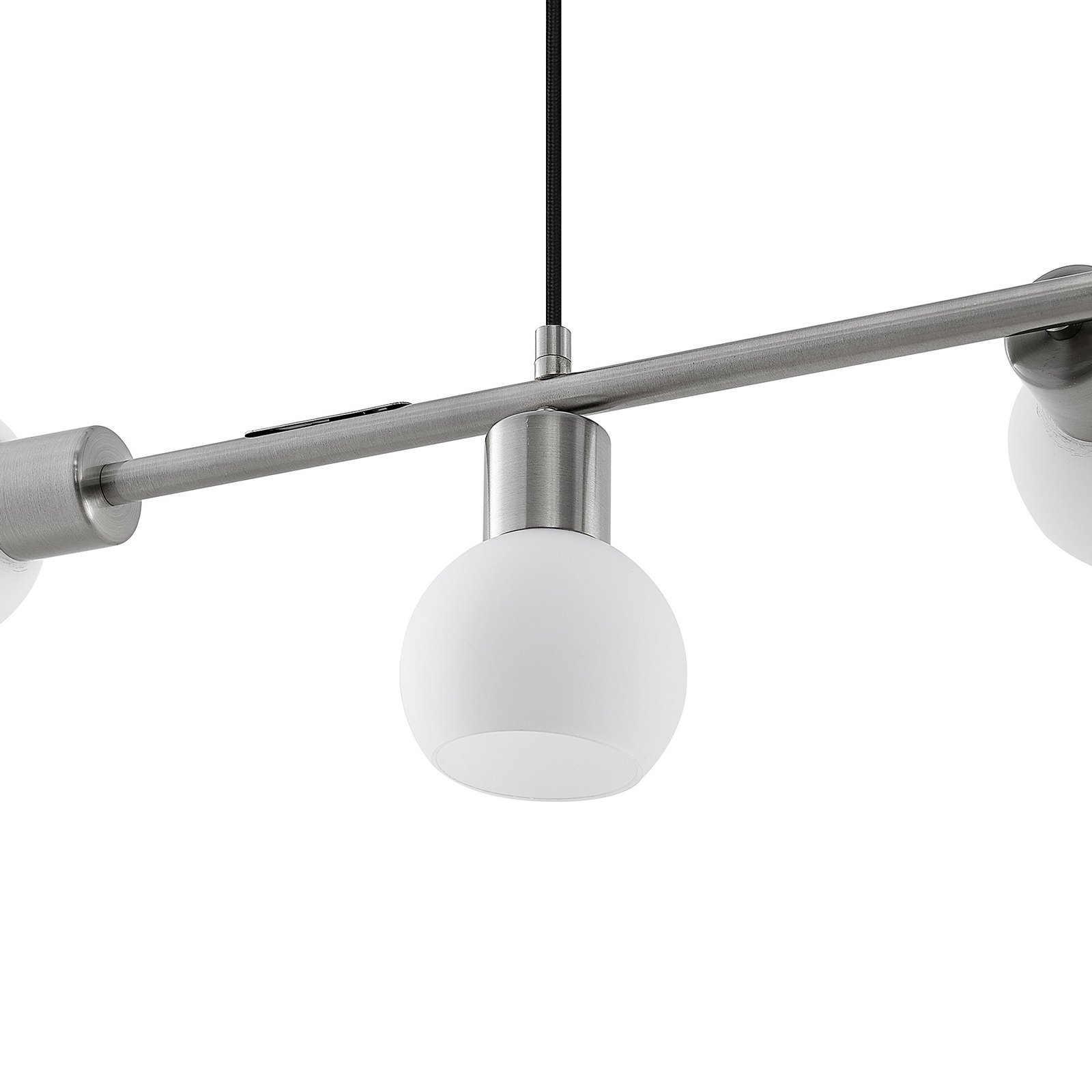 Biscala Pendant Nickel/Opal - Lindby