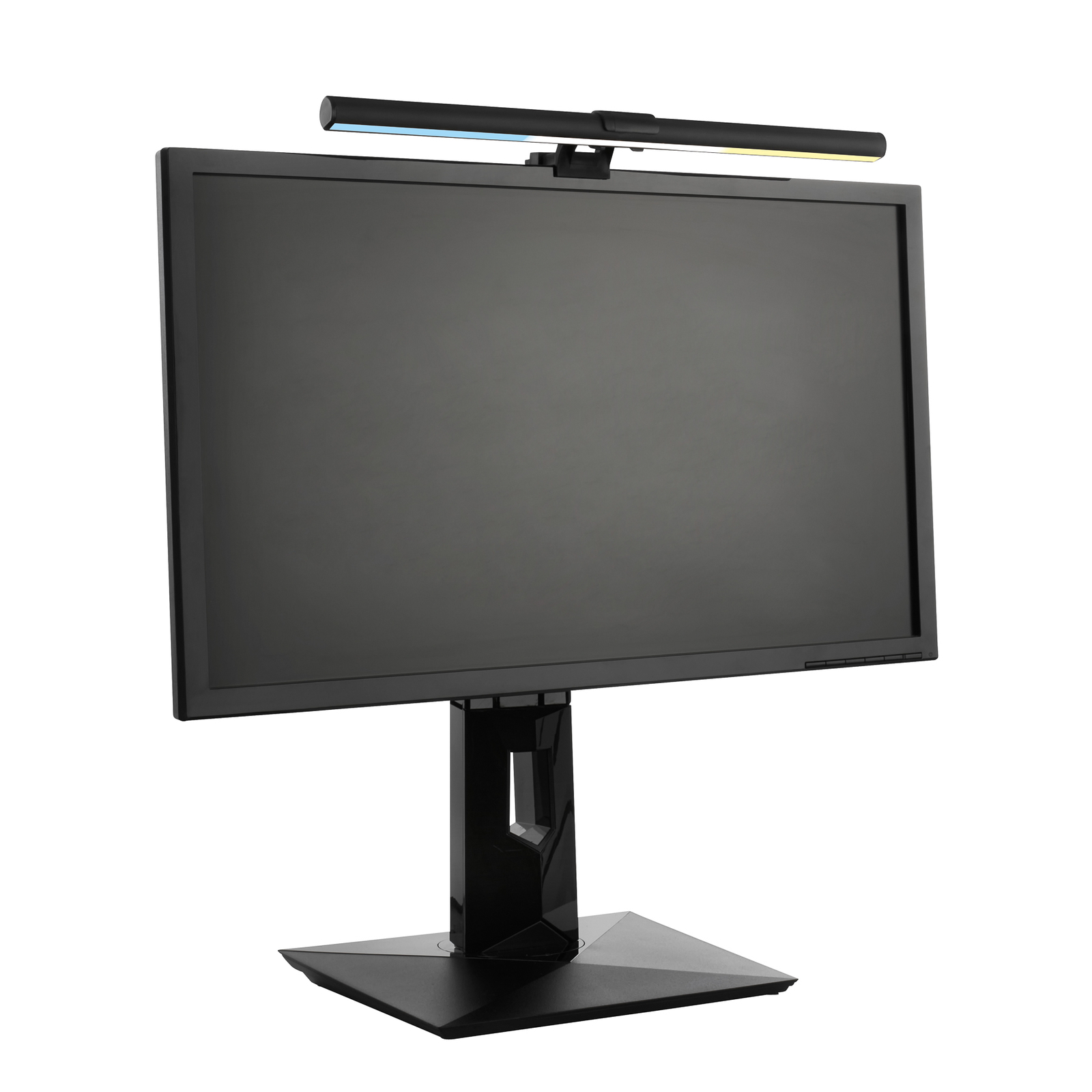 Screen LED clip-on light USB dimmable, CCT, black