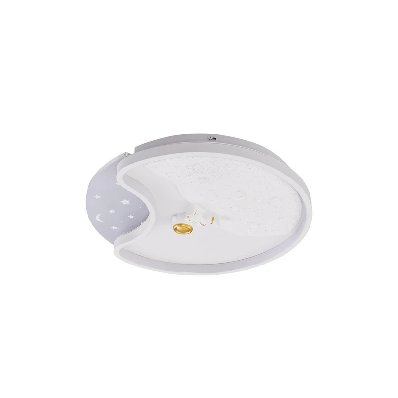 Lindby - Kosmo Moon LED Plafond Vit