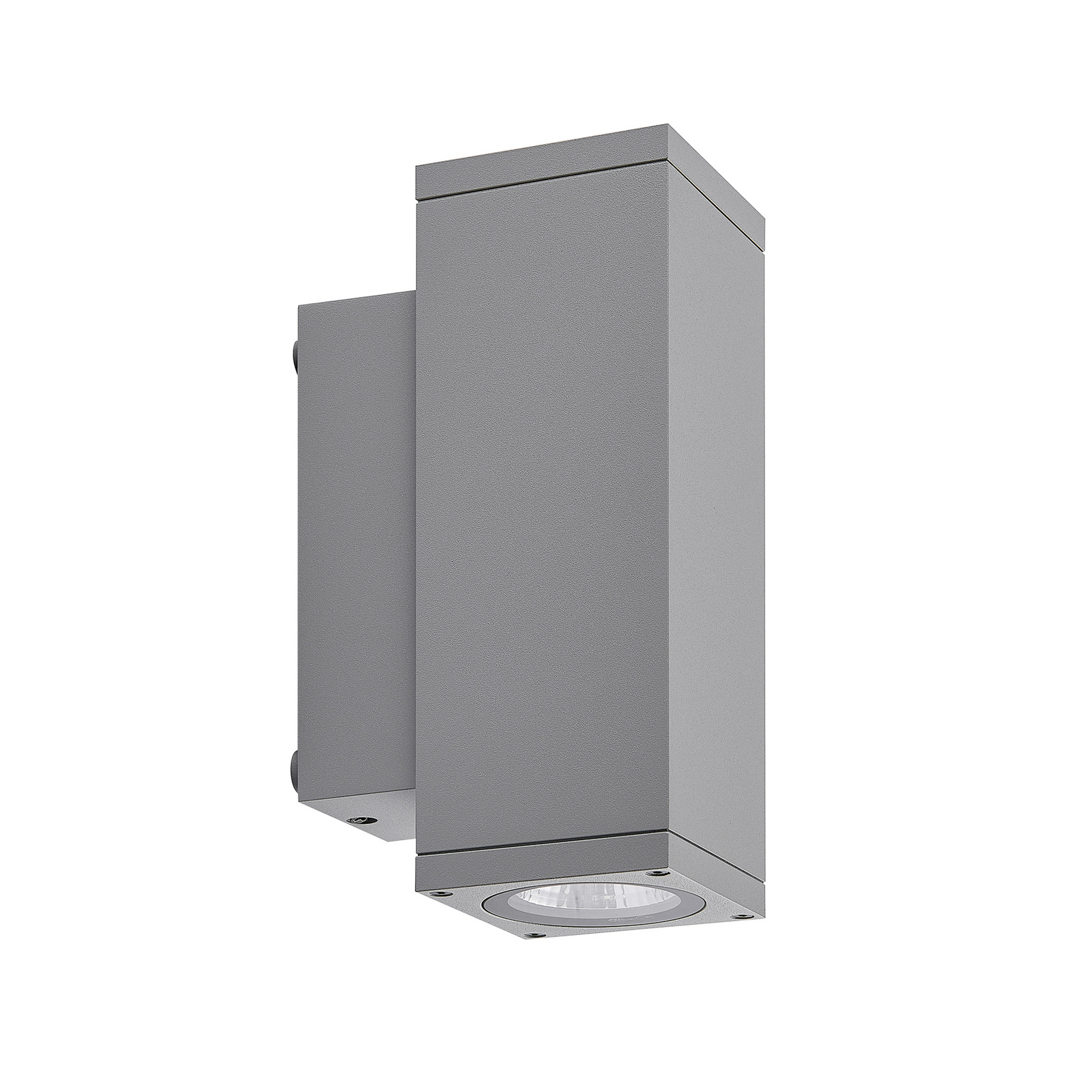 LED-Außenwandlampe ShoreLine Pro Square up/down, hellgrau