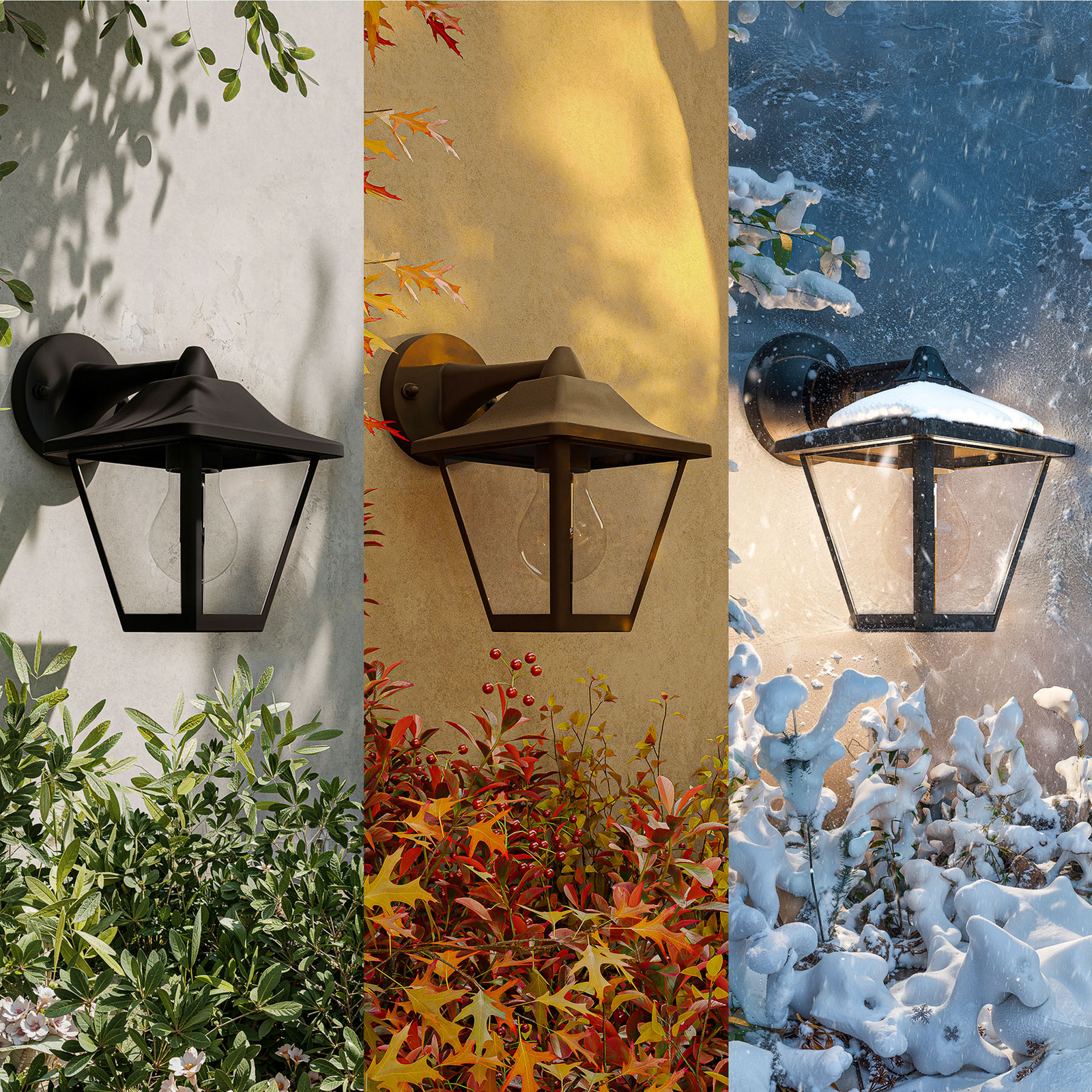 Philips Juli kültéri fali lámpa, fekete, fém, IP44, E27 Philips Juli kültéri fali lámpa, fekete, fém, IP44, E27