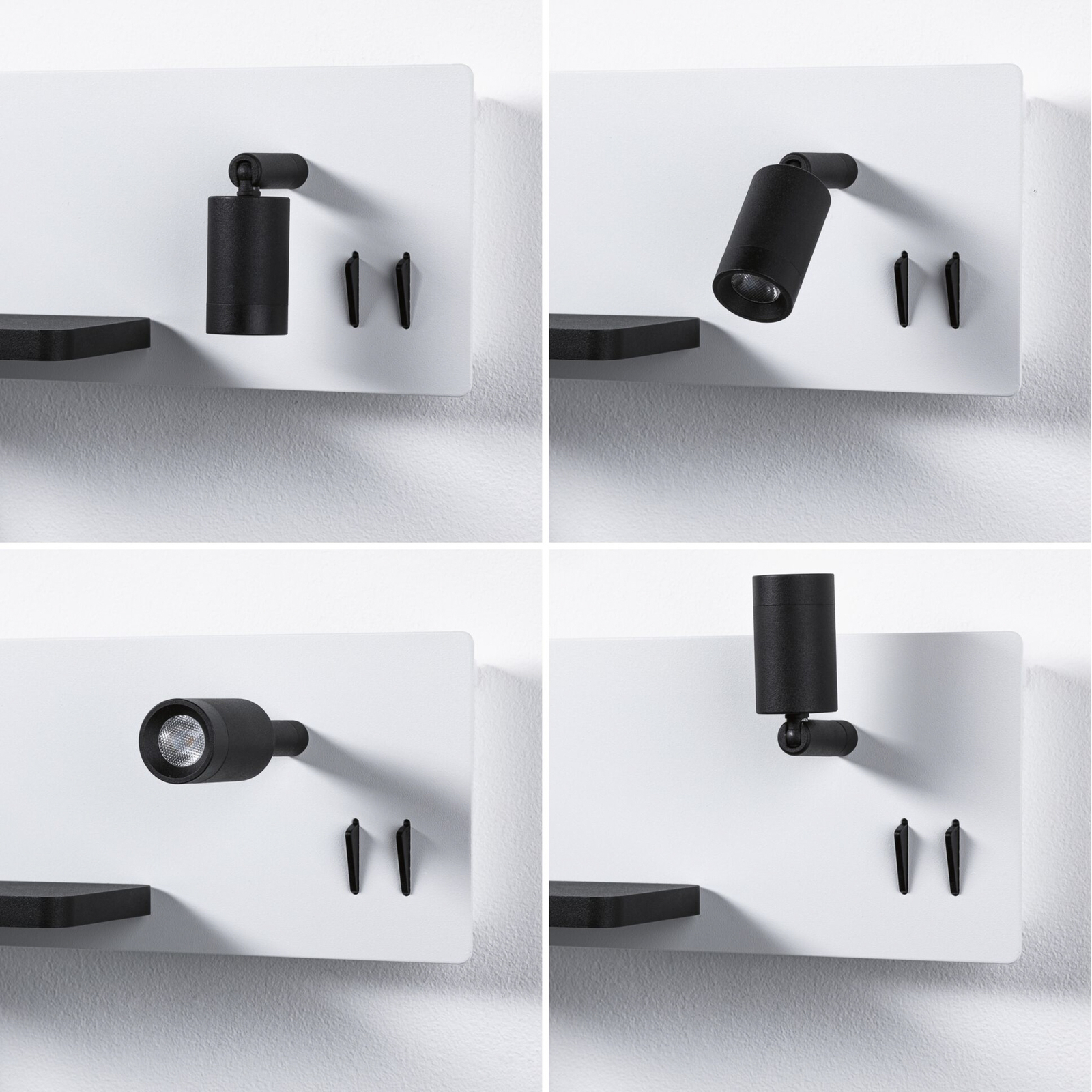 Candeeiro de parede LED Paulmann Serra USB C, lado esquerdo