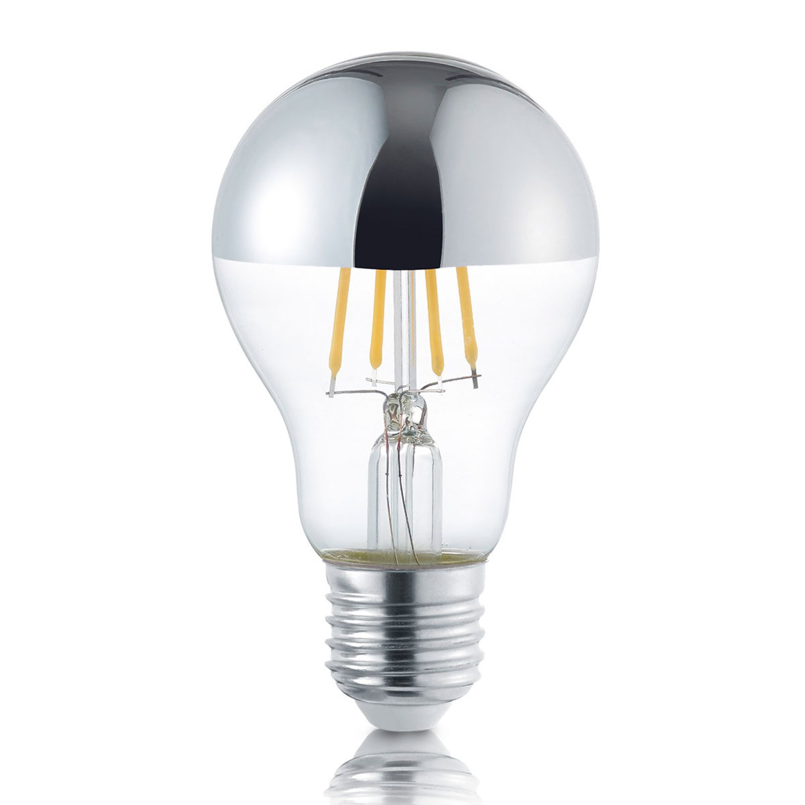 LED tükrös fejű lámpa E27 4W, meleg fehér