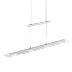 LED-Pendellampe Tenso mit Dimmer, nickel