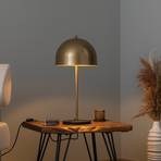Stolní lampa Can NT-134, zlatá, půlkulaté stínidlo