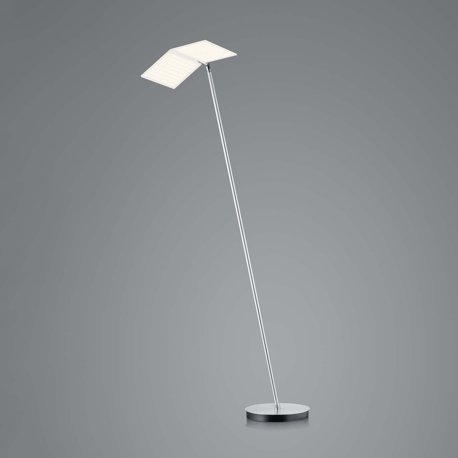 BANKAMP Book 2.0 LED floor lamp, ZigBee, aluminium